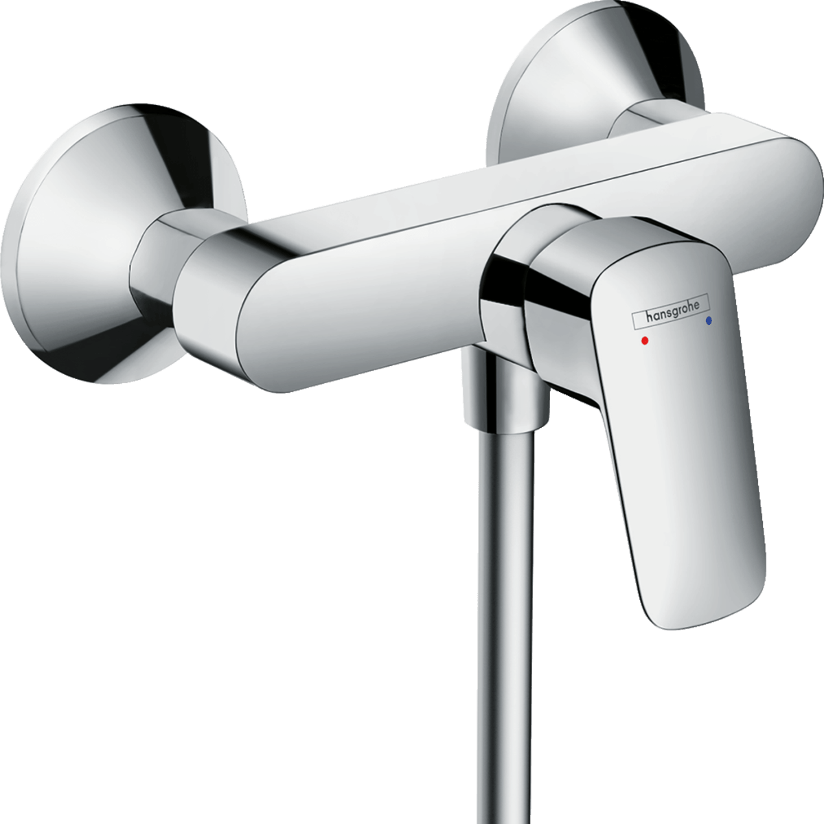 Hansgrohe Logis Single Lever Manual Shower Mixer For Exposed Installation With 2 Flow Rates - Chrome - 71601000 - TAP 'N' SHOWER