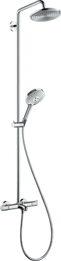Hansgrohe Raindance S Showerpipe 240 1jet With Thermostatic Bath Mixer - Chrome - 27117000 - TAP 'N' SHOWER