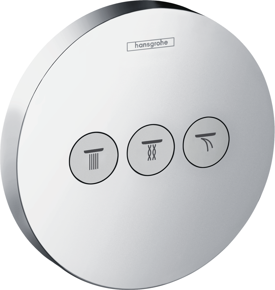 Hansgrohe ShowerSelect S Valve For Concealed Installation For 3 Outlets - Chrome - 15745000 - TAP 'N' SHOWER