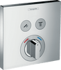 Hansgrohe ShowerSelect Mixer For Concealed Installation For 2 Outlets - Chrome - 15768000 - TAP 'N' SHOWER