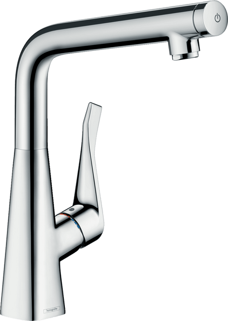 Hansgrohe Metris Select M71 Single Lever Kitchen Mixer 320 Single Spray Mode - Chrome - 14883000 - TAP 'N' SHOWER