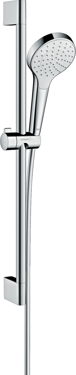 Hansgrohe Croma Select S Shower Set 110 1jet With Shower Rail 900mm - White/Chrome - 26564400 - TAP 'N' SHOWER