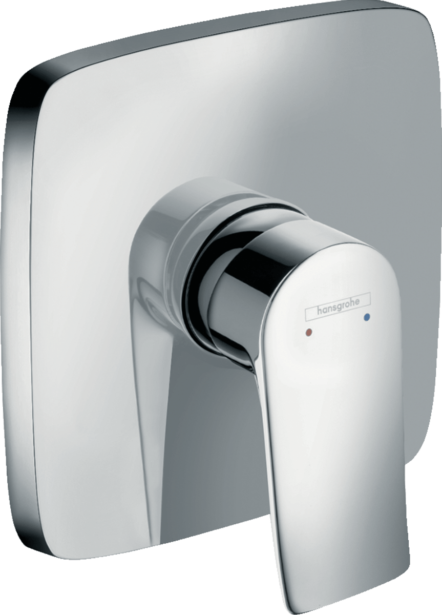 Hansgrohe Metris Single Lever Manual Shower Mixer Soft Cube For Concealed Installation - Chrome - 31456000 - TAP 'N' SHOWER