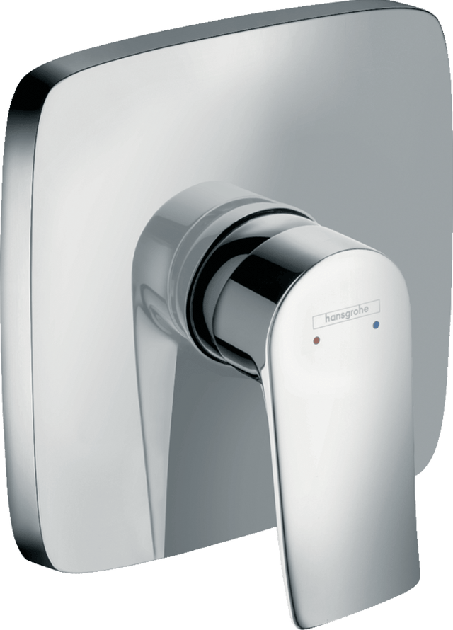 Hansgrohe Metris Single Lever Manual Shower Mixer Soft Cube For Concealed Installation - Chrome - 31456000 - TAP 'N' SHOWER