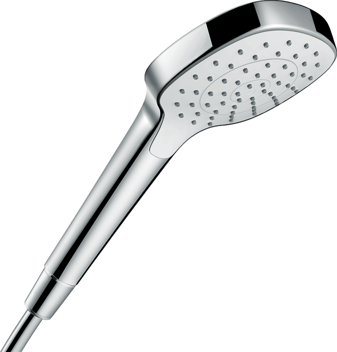 Hansgrohe Croma E Hand Shower 110 1jet Ecosmart 9 L/min - White/chrome - 26815400 - TAP 'N' SHOWER
