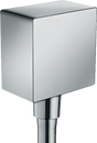 Hansgrohe Fixfit Wall Outlet Square - Chrome - 25036000 - TAP 'N' SHOWER