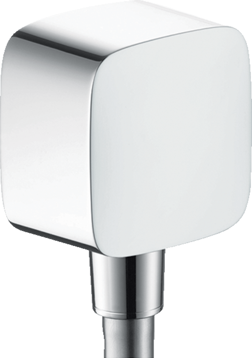 Hansgrohe Fixfit Wall Outlet With Non - return Valve - Chrome - 26457000 - TAP 'N' SHOWER