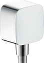 Hansgrohe Fixfit Wall Outlet With Non - return Valve - Chrome - 26457000 - TAP 'N' SHOWER