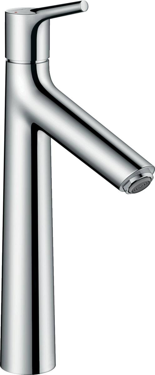Hansgrohe Talis S single lever tall basin mixer in chrome finish with sleek modern design