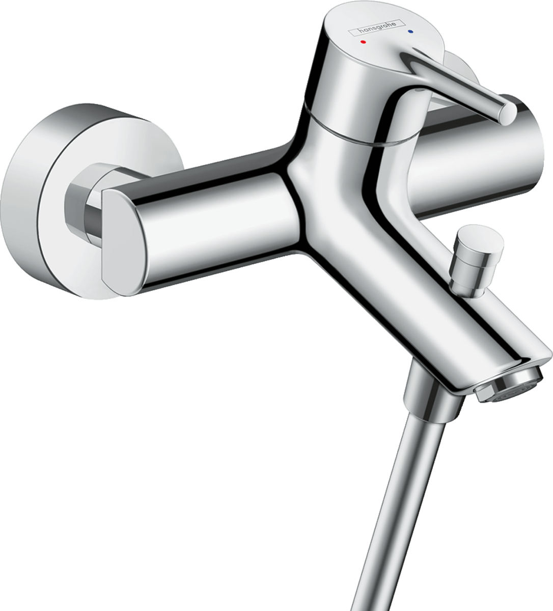 Hansgrohe Talis S Single Lever Manual Bath Mixer For Exposed Installation - Chrome - 72400000 - TAP 'N' SHOWER