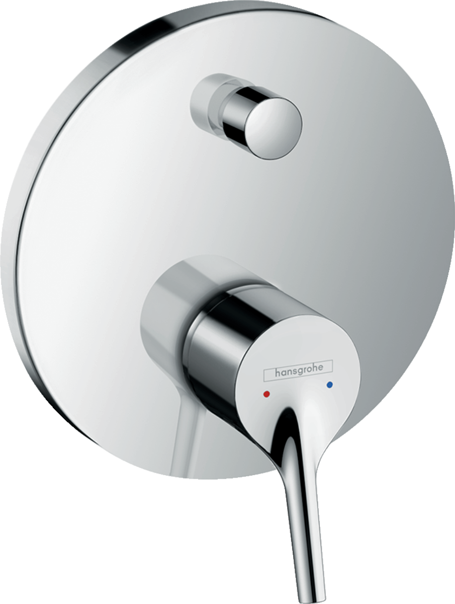 Hansgrohe Talis S single lever manual bath mixer with chrome finish and concealed installation