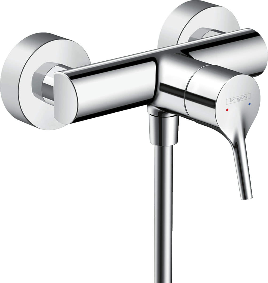 Hansgrohe Talis S Single Lever Manual Shower Mixer For Exposed Installation - Chrome - 72600000 - TAP 'N' SHOWER