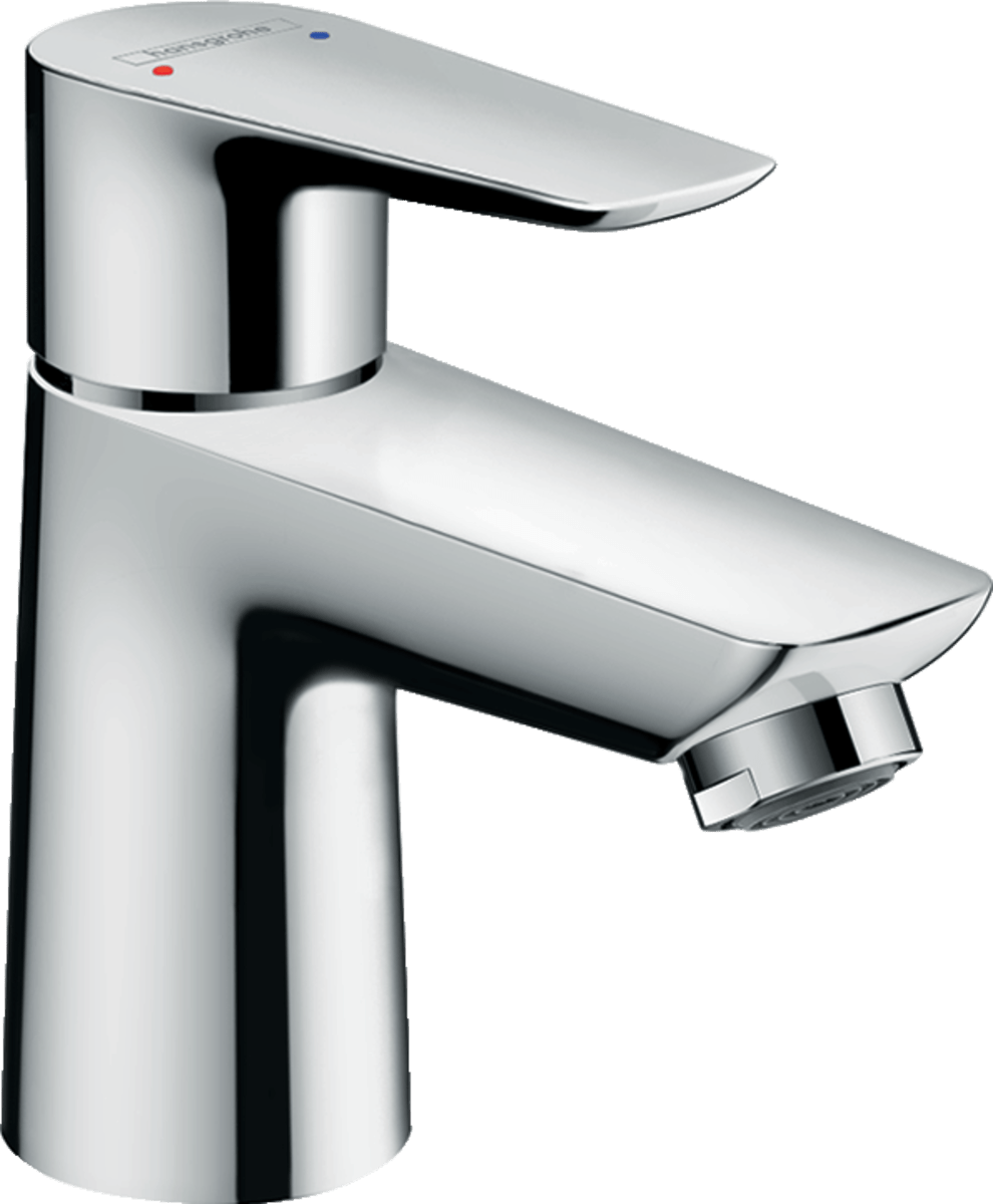 Hansgrohe Talis E Single Lever Basin Mixer 80 For Vented Hot Water Cylinders With Pop - up Waste - Chrome - 71707000 - TAP 'N' SHOWER