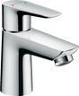 Hansgrohe Talis E Single Lever Basin Mixer 80 With Pop - up Waste - Chrome - 71700000 - TAP 'N' SHOWER