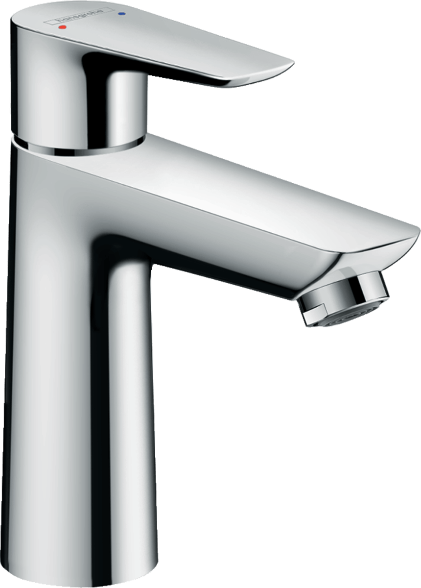 Hansgrohe Talis E Single Lever Basin Mixer 110 With Pop - up Waste - Chrome - 71710000 - TAP 'N' SHOWER