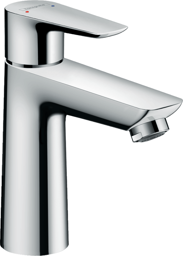 Hansgrohe Talis E Single Lever Basin Mixer 110 With Pop - up Waste - Chrome - 71710000 - TAP 'N' SHOWER