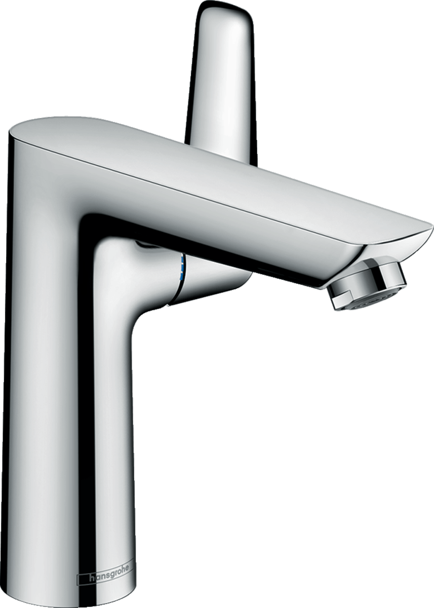 Hansgrohe Talis E Single Lever Basin Mixer 150 with Pop - up Waste - Chrome - 71754000 - TAP 'N' SHOWER