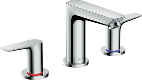 Hansgrohe Talis E 3 - hole Basin Mixer With Pop - up Waste - Chrome - 71733000 - TAP 'N' SHOWER