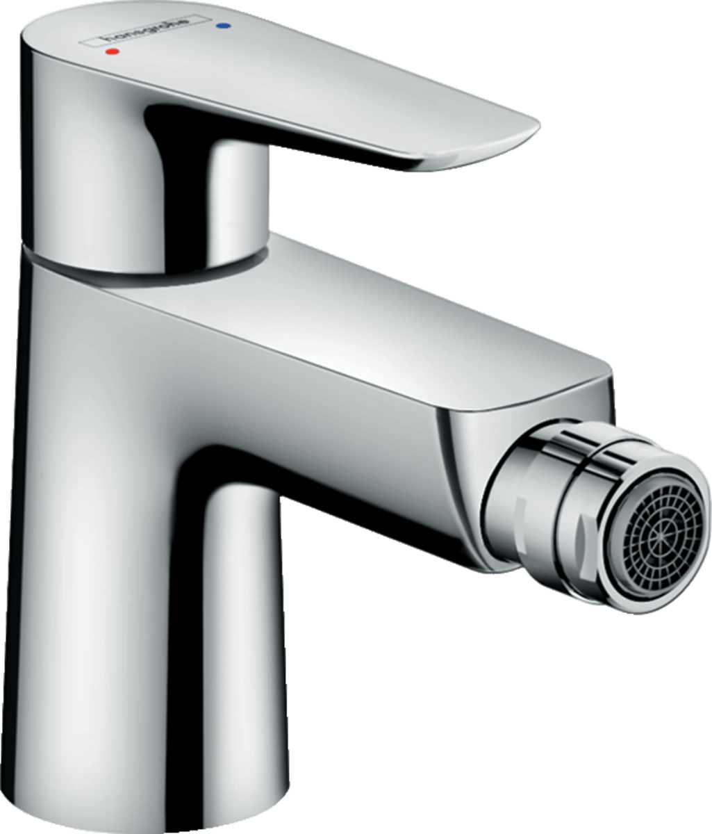 Hansgrohe Talis E Single Lever Bidet Mixer With Push - open Waste - Chrome - 71721000 - TAP 'N' SHOWER
