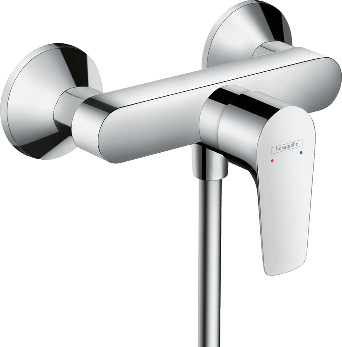 Hansgrohe Talis E Single Lever Manual Shower Mixer For Exposed Installation - Chrome - 71760000 - TAP 'N' SHOWER