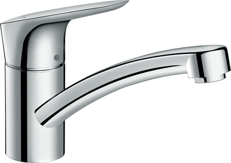 Hansgrohe Logis M31 Single Lever Kitchen Mixer 120 Coolstart Ecosmart Single Spray Mode - Chrome - 71837000 - TAP 'N' SHOWER