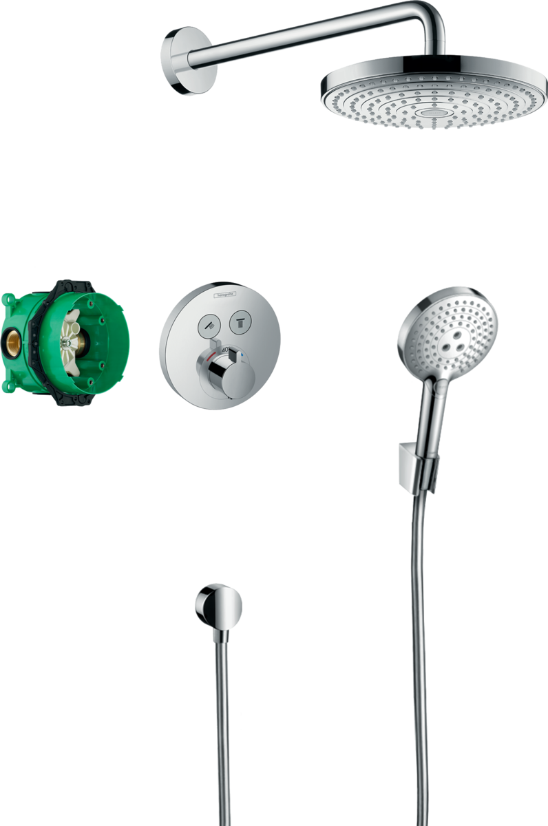 Hansgrohe Raindance Select S Shower System With Showerselect S Thermos
