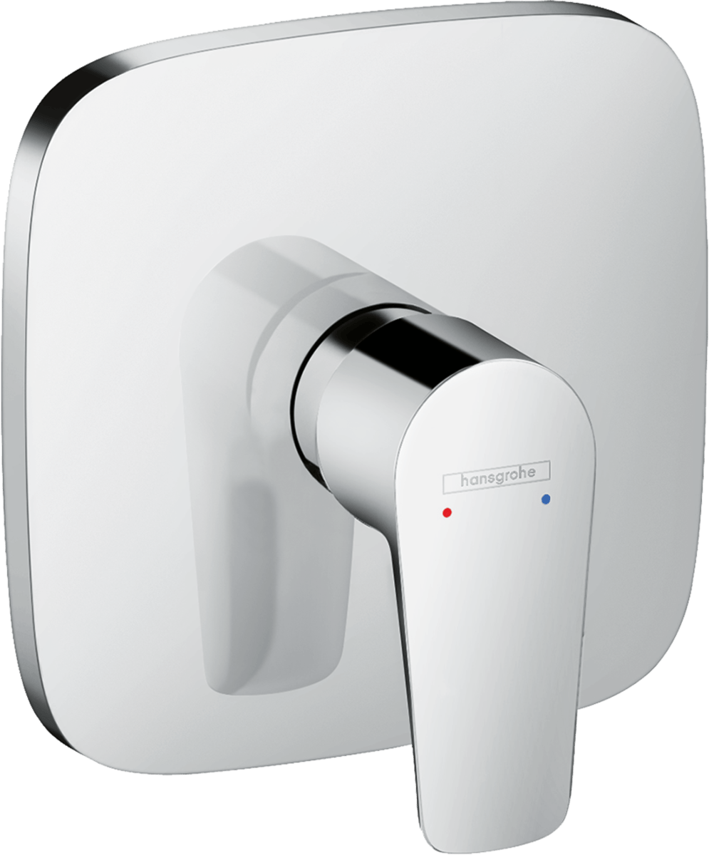 Hansgrohe Talis E Single Lever Manual Shower Mixer Soft Cube For Concealed Installation - Chrome - 71765000 - TAP 'N' SHOWER