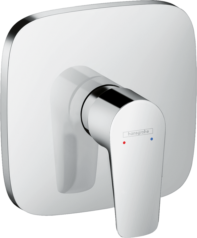Hansgrohe Talis E Single Lever Manual Shower Mixer Soft Cube For Concealed Installation - Chrome - 71765000 - TAP 'N' SHOWER
