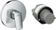 Hansgrohe Logis Manual Shower Mixer Set For Concealed Installation - Chrome - 71666000 - TAP 'N' SHOWER