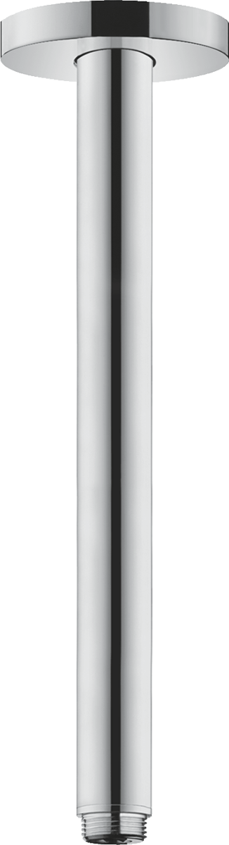 Hansgrohe Ceiling Connector S 300mm - Chrome - 27389000 - TAP 'N' SHOWER
