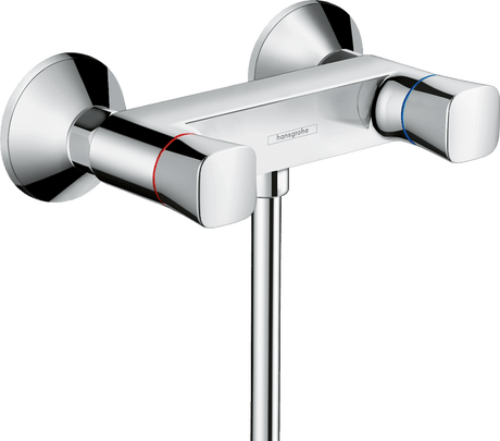 Hansgrohe Logis 2 - handle Manual Shower Mixer For Exposed Installation - Chrome - 71263000 - TAP 'N' SHOWER