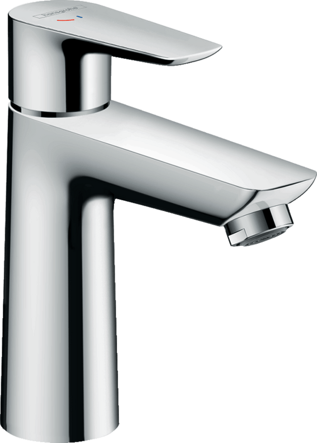 Hansgrohe Talis E Single Lever Basin Mixer 110 Coolstart with Pop - up Waste - Chrome - 71713000 - TAP 'N' SHOWER