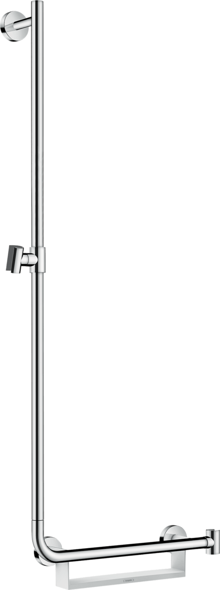 Hansgrohe Unica Shower Rail Comfort 1100 mm Left - Chrome - 26403400 - TAP 'N' SHOWER