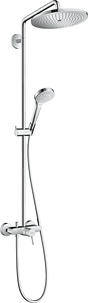 Hansgrohe Croma Select S Showerpipe 280 1jet With Manual Shower Mixer - Chrome - 26791000 - TAP 'N' SHOWER