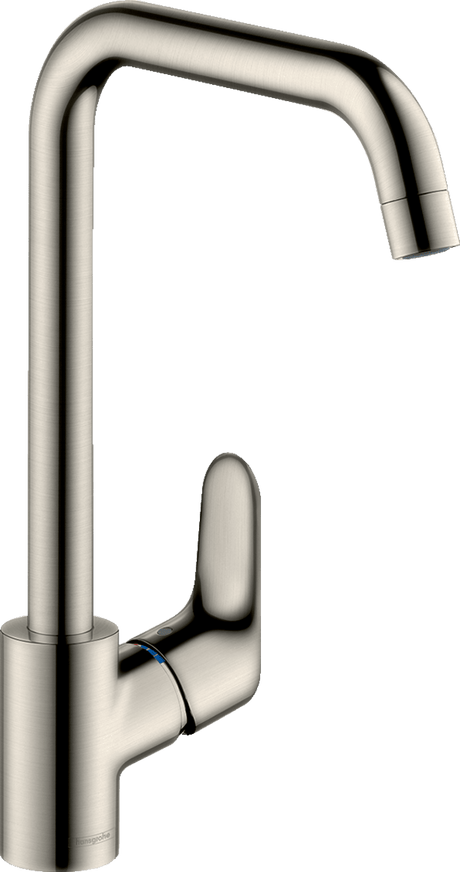 Hansgrohe Focus M41 Single Lever Kitchen Mixer 260 Eco Single Spray Mode - Stainless Steel - 31821800 - TAP 'N' SHOWER