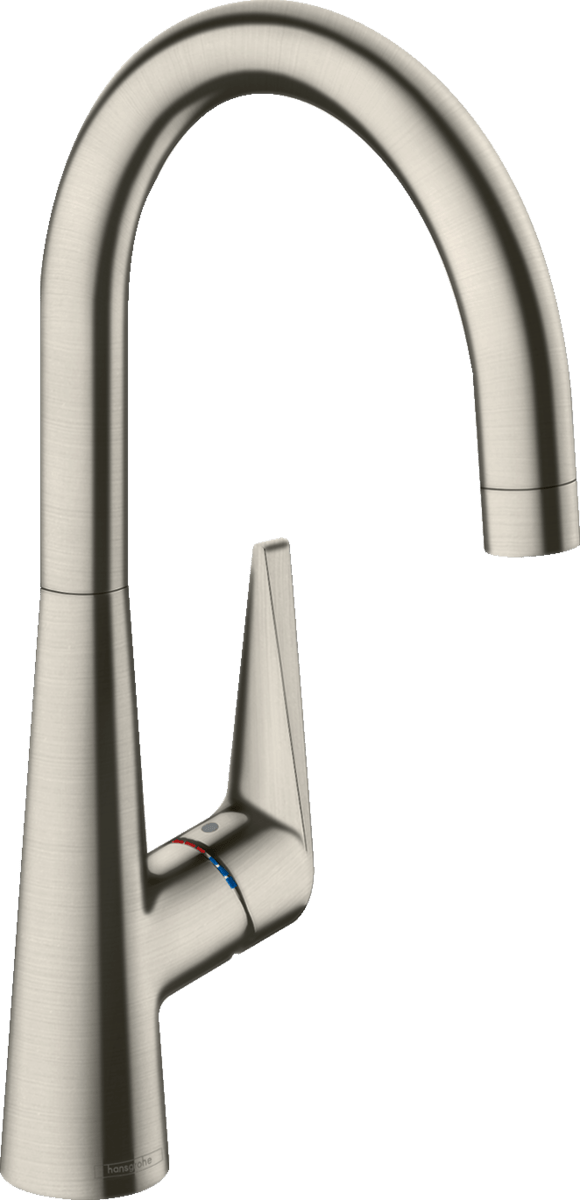 Hansgrohe Talis M51 Single Lever Kitchen Mixer 260 Eco Single Spray Mode - Stainless Steel - 72816800 - TAP 'N' SHOWER