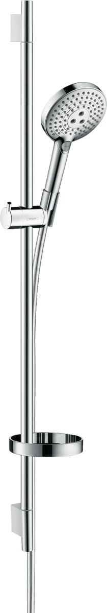 Hansgrohe Raindance Select S Shower Set 120 3jet Ecosmart 9 L/min With Shower Rail 900mm And Soap Dish - Chrome - 26633000 - TAP 'N' SHOWER
