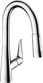 Hansgrohe Talis M51 Single Lever Kitchen Mixer 160 With Pull - out Spray And Sbox 2 Spray Modes - Chrome - 73850000 - TAP 'N' SHOWER