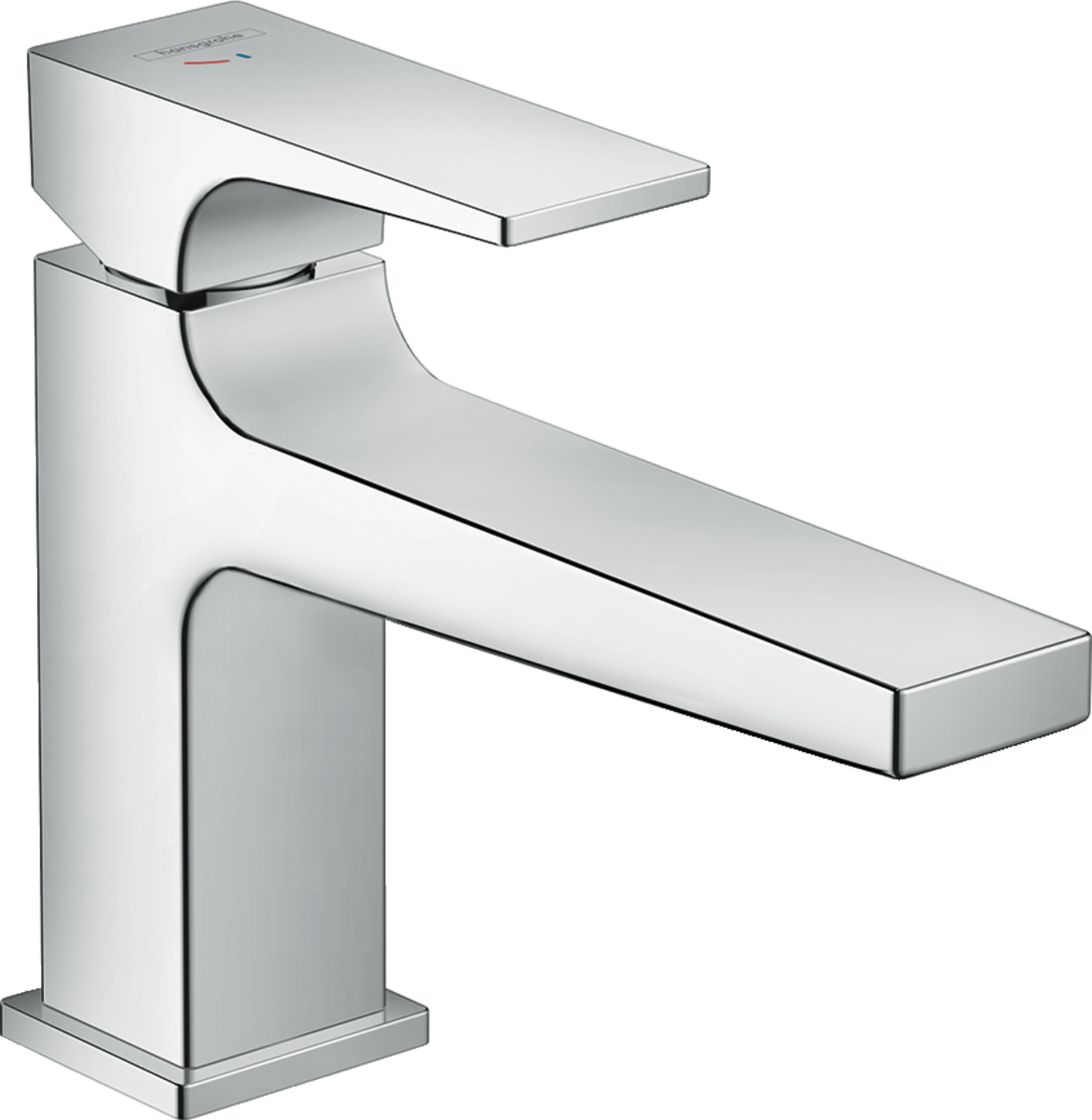 Hansgrohe Metropol Single Lever Basin Mixer 100 Coolstart With Lever Handle And Push - open Waste - Chrome - 32503000 - TAP 'N' SHOWER