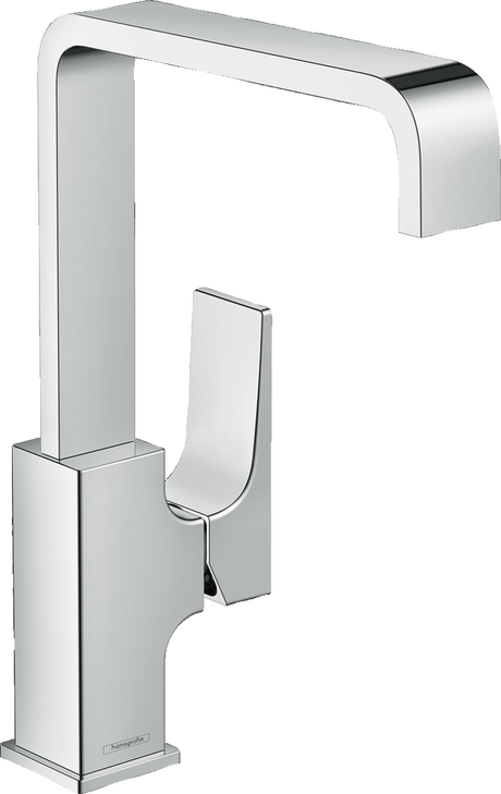 Hansgrohe Metropol Single Lever Basin Mixer 230 with Lever Handle And Push - open Waste - Chrome - 32511000 - TAP 'N' SHOWER