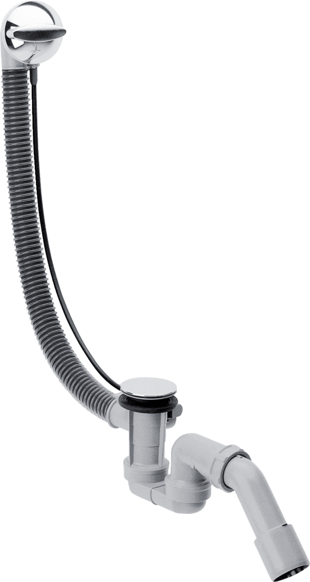 Hansgrohe Flexaplus Basic Set For Waste And Overflow Set For Standard Bathtubs And Shower Trays - 58142000 - TAP 'N' SHOWER