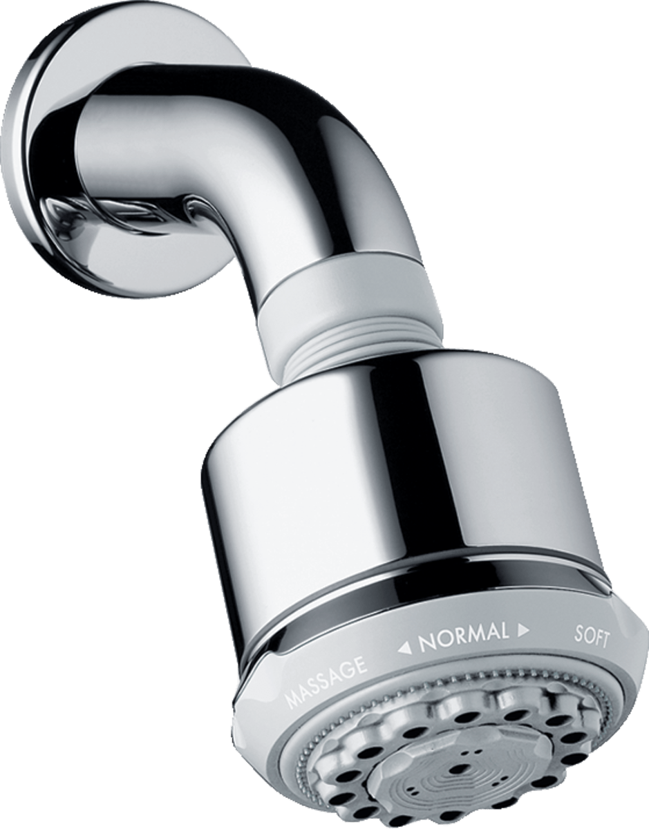 Hansgrohe Clubmaster Overhead Shower 3jet with Shower Arm - Chrome - 27475000 - TAP 'N' SHOWER