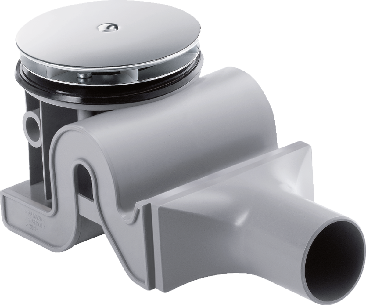 Hansgrohe Raindrain Complete Set bathroom waste set with chrome finish and XXL size for efficient water drainage