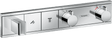 Hansgrohe Rainselect Thermostatic Mixer For Concealed Installation For 2 Outlets - Chrome - 15355000 - TAP 'N' SHOWER