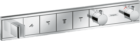 Hansgrohe Rainselect Thermostatic Mixer For Concealed Installation For 4 Outlets - Chrome - 15357000 - TAP 'N' SHOWER