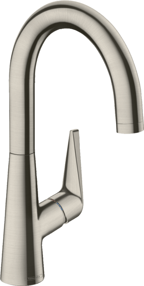 Hansgrohe Talis M51 Single Lever Kitchen Mixer 220 Single Spray Mode - Stainless Steel - 72814800 - TAP 'N' SHOWER