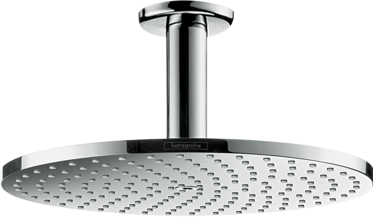 Hansgrohe Raindance S Overhead Shower 240 1jet Powderrain With Ceiling Connector - Chrome - 27620000 - TAP 'N' SHOWER