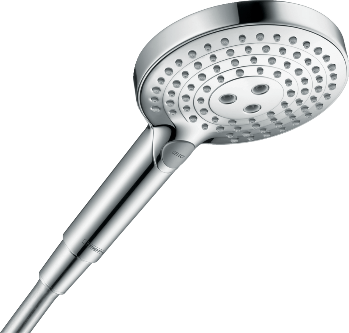 Hansgrohe Raindance Select S Hand Shower 120 3jet Powderrain EcoSmart - Chrome - 26515000 - TAP 'N' SHOWER