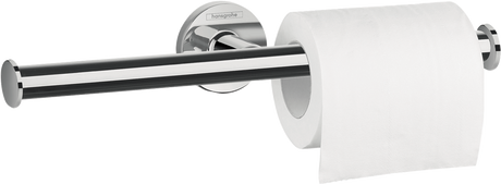 Hansgrohe Logis Universal chrome spare toilet roll holder with sleek, compact design and durable build
