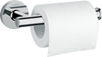 Hansgrohe Logis Universal Toilet Roll Holder in chrome with open design and sleek modern style
